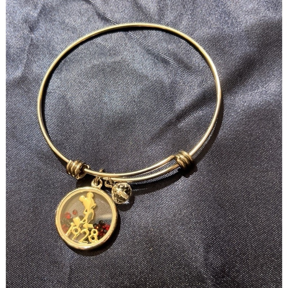 Disney Mickey Mouse 1928 Bracelet Silver Bangle